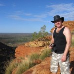 Tony at Kings Canyon, Australia