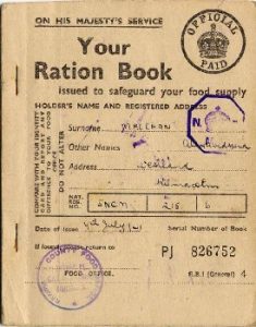 WW2 Ration Book