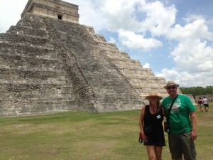 Where we wanted to be - the Mayan wonder of the world at Chichen Itza