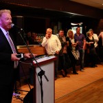 Tony speaks at the launch of his latest book