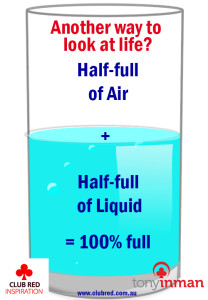 Do you see the glass as half-full or completely full?