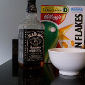 bourbon-on-cereal