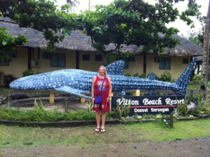 jo-with-whale-shark-model